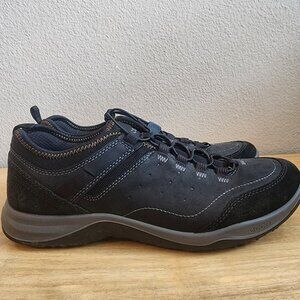Ecco Mens Espinho Yak Running Shoes Sneakers Gore Tex Leather Black US 8-8.5